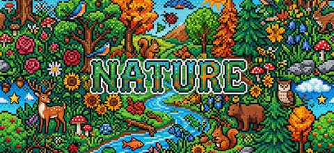 Nature bead pattern category cover