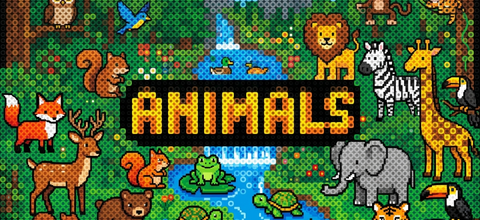 Animals fuse bead pattern category cover